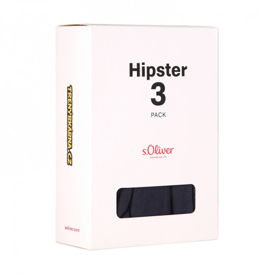 3PACK herenboxershort S.Oliver donkerblauw (JH-34H-18617715)