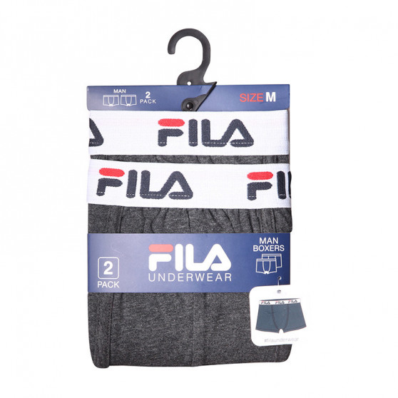 2PACK herenboxershort Fila grijs (FU5016/2-248)