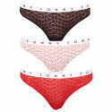 3PACK dames string Tommy Hilfiger veelkleurig (UW0UW02524 0X0)