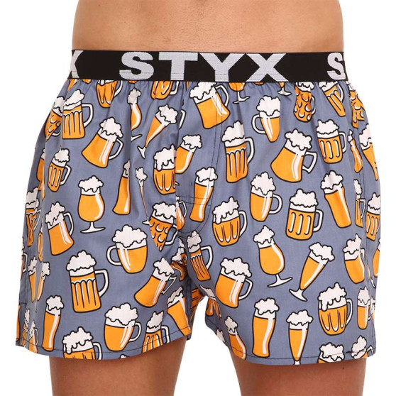 Herenboxershort Styx kunst sport rubber bier (B1357)