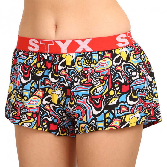 Damesboxershorts Styx kunst sport rubberschets (T1254)