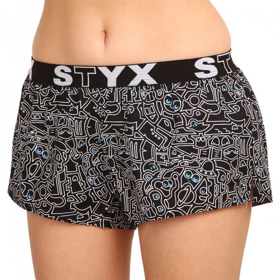 Damesboxershorts Styx kunst sport rubber doodle (T1256)