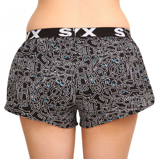 Damesboxershorts Styx kunst sport rubber doodle (T1256)