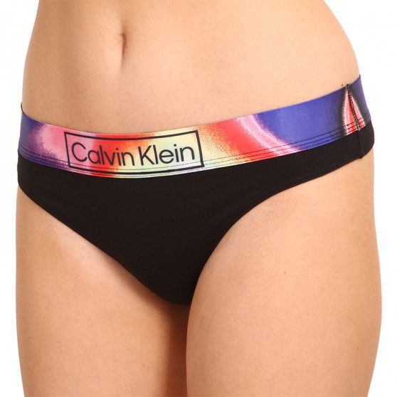 Dames string Calvin Klein zwart (QF6857E-UB1)