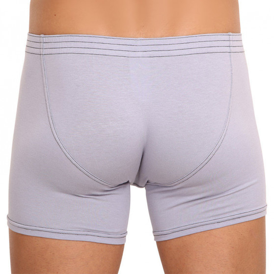 Herenboxershort Styx lang classic rubber lichtgrijs (F1067)