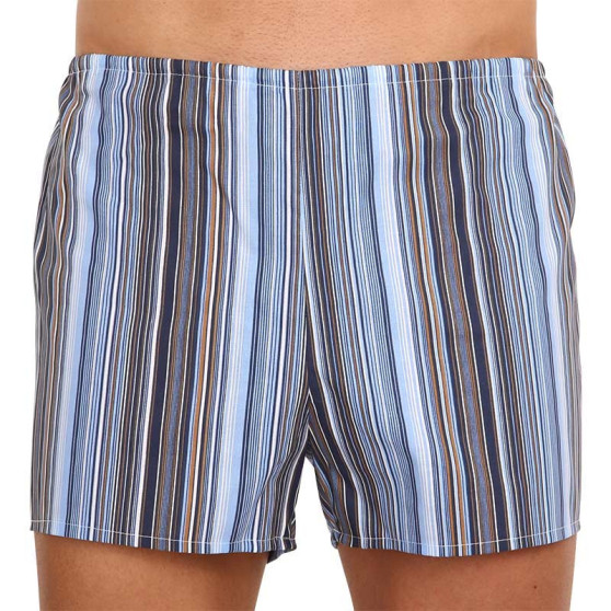 Klassieke Herenboxershort Foltýn blauw met strepen extra oversized