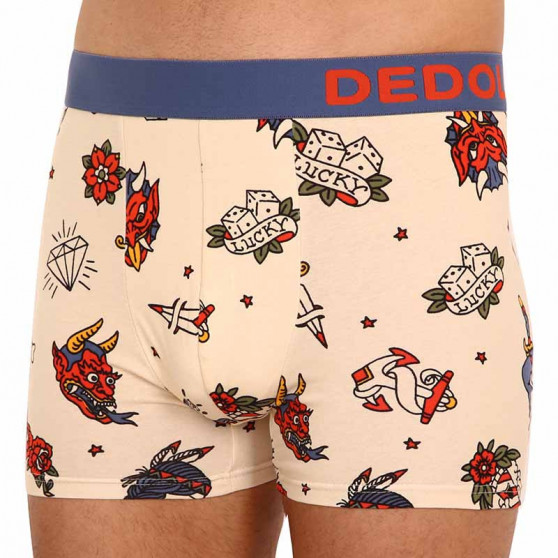 Vrolijke mannenboxers Dedoles Old school tatoeages (GMMT917)