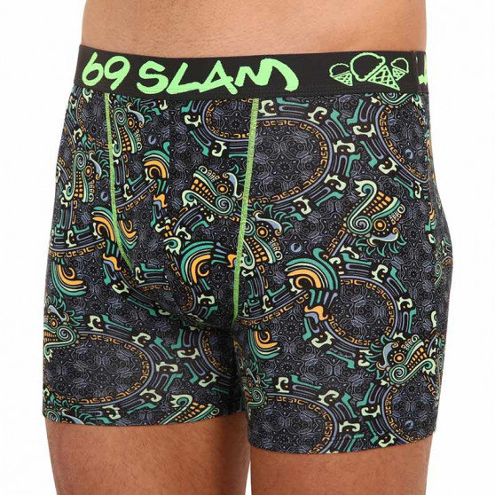 Herenboxershort 69SLAM fit bamboe maya draak (MPBMDG-BB)