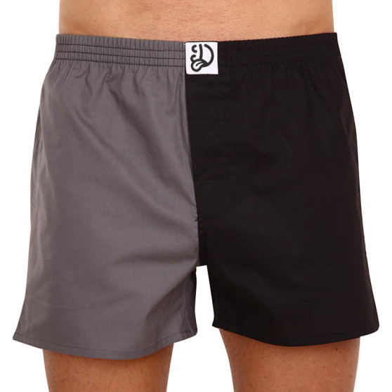 Herenboxershort Dedoles zwart-grijs (D-M-UN-LB-B-C-1577)