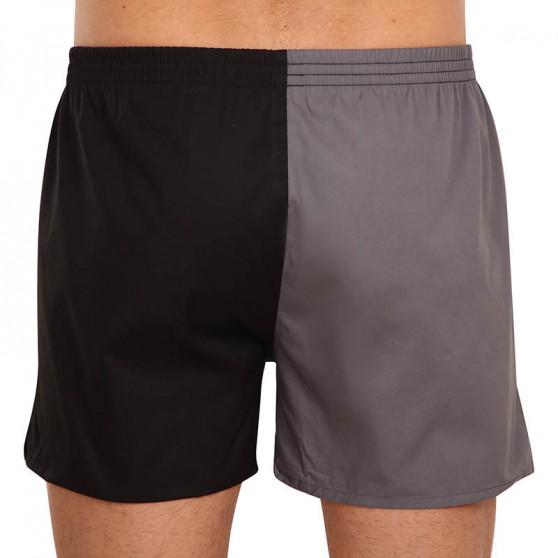 Herenboxershort Dedoles zwart-grijs (D-M-UN-LB-B-C-1577)