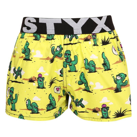 Kinderbroek Styx kunst sport rubber cactus (BJ1351)