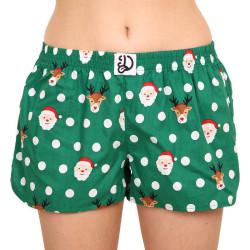 Vrolijke dames shortDedoles Kerstman en Rudolf (DWLB002)