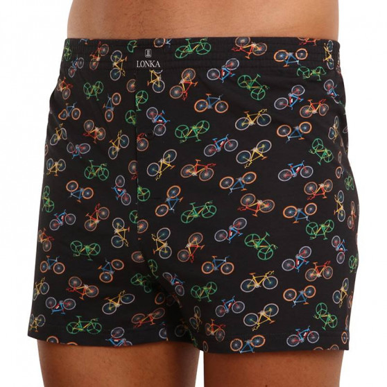 Herenboxershort Lonka veelkleurig (Karlos - bike/black)