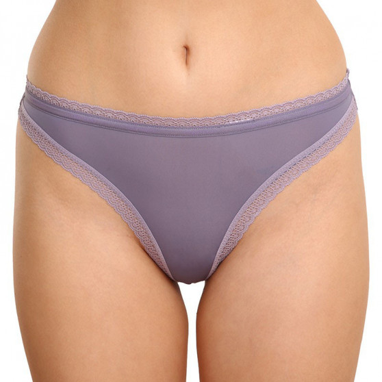 3PACK dames string Calvin Klein veelkleurig (QD3802E-147)