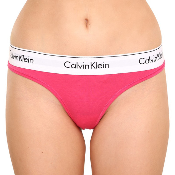 Dames string Calvin Klein roze (F3786E-VGY)