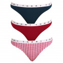 3PACK dames string Tommy Hilfiger veelkleurig (UW0UW02521 0XR)