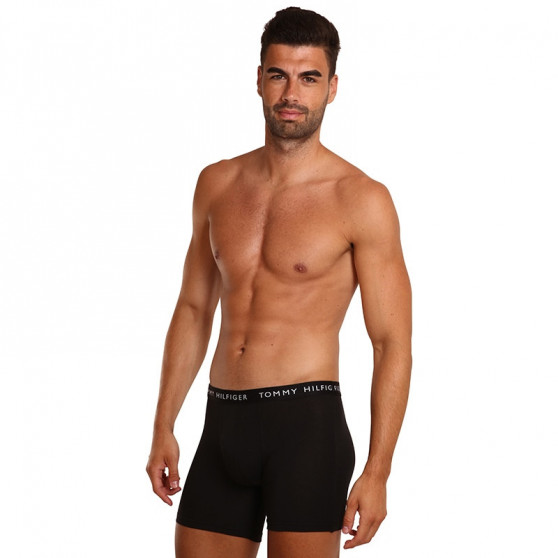 3PACK herenboxershort Tommy Hilfiger zwart (UM0UM02204 0TE)