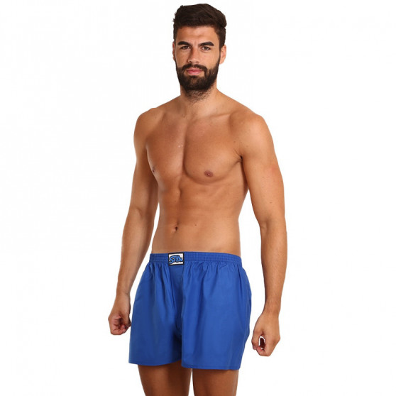 Herenboxershort Styx klassiek elastisch blauw (A967)