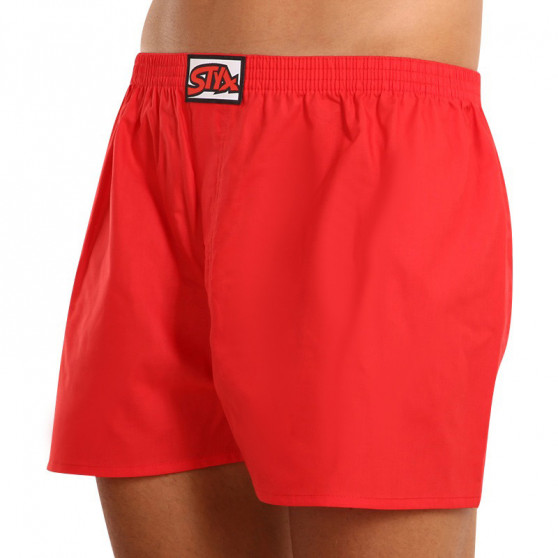 Herenboxershort Styx klassiek elastisch rood (A1064)