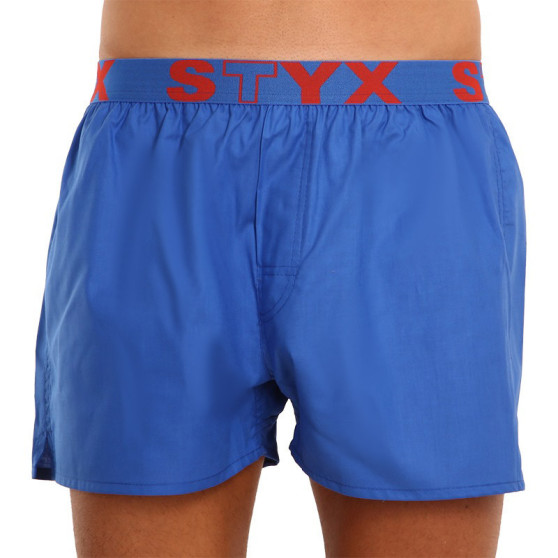 Herenboxershort Styx sport elastisch blauw (B967)