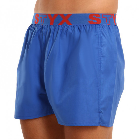 Herenboxershort Styx sport elastisch blauw (B967)