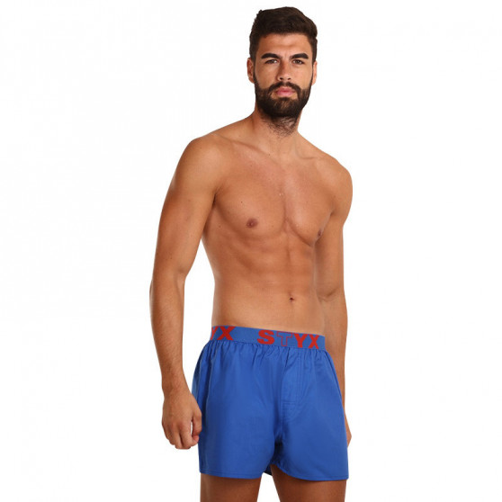 Herenboxershort Styx sport elastisch blauw (B967)