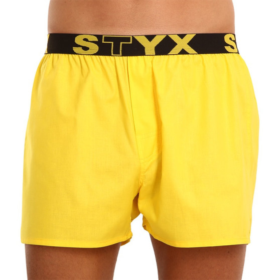 Herenboxershort Styx sport elastisch geel (B1068)