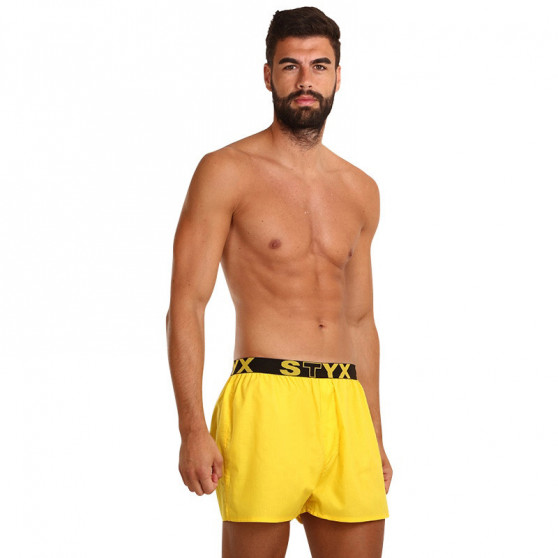 Herenboxershort Styx sport elastisch geel (B1068)