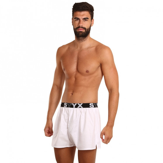 Herenboxershort Styx sport elastisch wit (B1061)