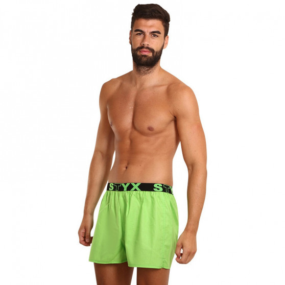 Herenboxershort Styx sport elastisch groen (B1069)