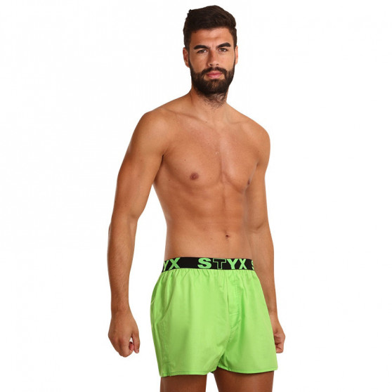 Herenboxershort Styx sport elastisch groen (B1069)