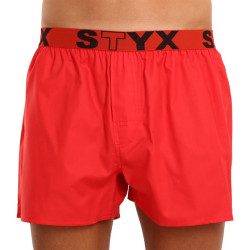 Herenboxershort Styx sport elastisch rood (B1064)