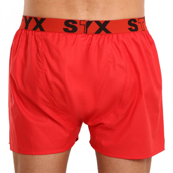 Herenboxershort Styx sport elastisch rood (B1064)