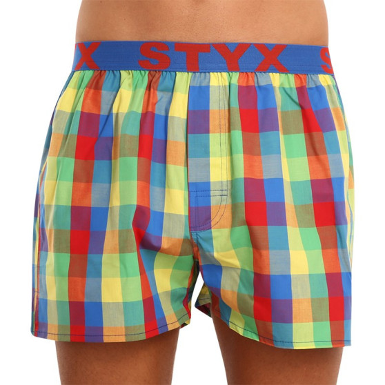 Herenboxershort Styx sport elastisch meerkleurig (B925)