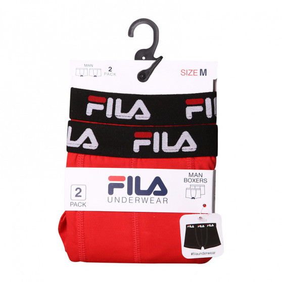 2PACK herenboxershort Fila rood (FU5141/2-118)