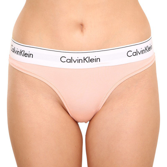 Dames string Calvin Klein oversized oranje (QF5117E-FAL)