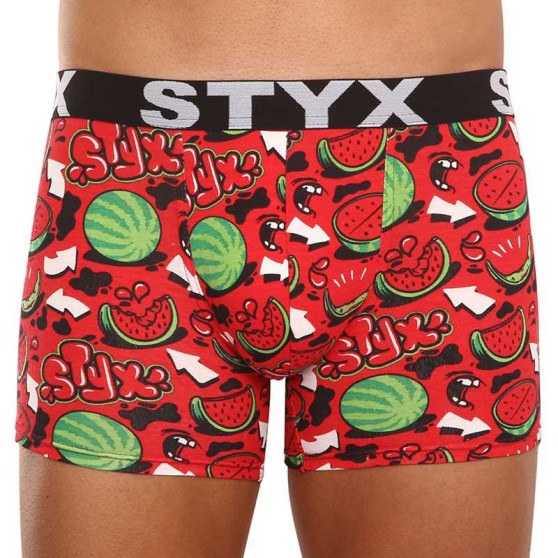 Herenboxershort Styx lange kunst sport rubber meloenen (U1459)