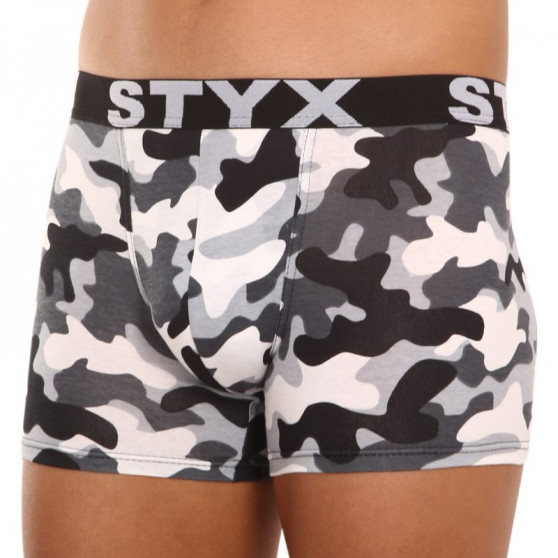 Herenboxershort Styx lange kunst sport rubber camouflage (U1457)