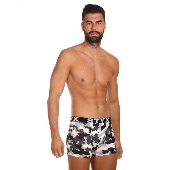 Herenboxershort Styx lange kunst sport rubber camouflage (U1457)