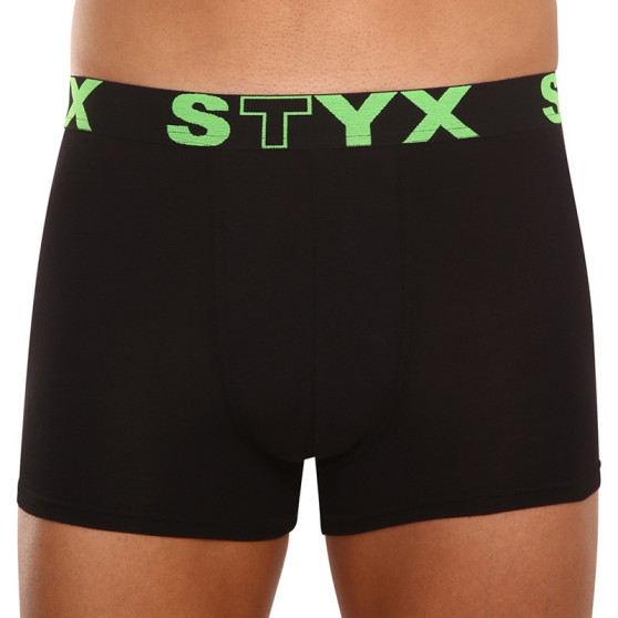 Herenboxershort Styx sportelastiek zwart (G962)