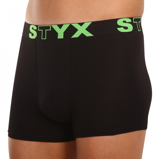 Herenboxershort Styx sportelastiek zwart (G962)