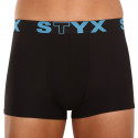 Herenboxershort Styx sportelastiek zwart (G961)