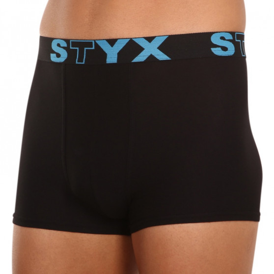 Herenboxershort Styx sportelastiek zwart (G961)