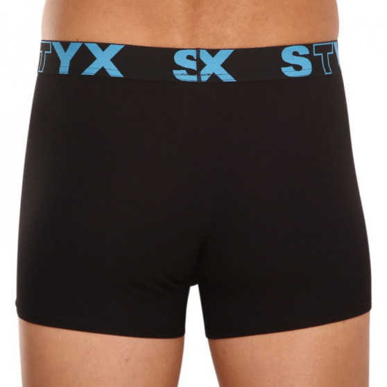 Herenboxershort Styx sportelastiek zwart (G961)