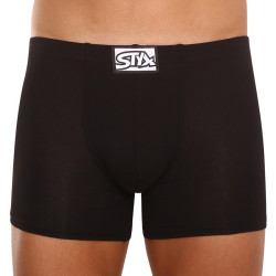 Herenboxershort Styx lang klassiek elastisch zwart (F960)