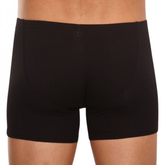 Herenboxershort Styx lang klassiek elastisch zwart (F960)