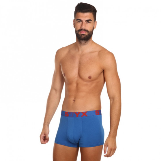 Herenboxershort Styx sportelastisch blauw (G967)