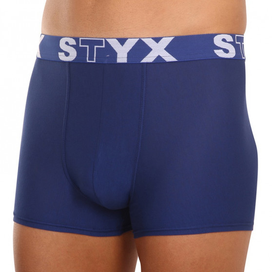 Herenboxershort Styx sportelastiek donkerblauw (G968)