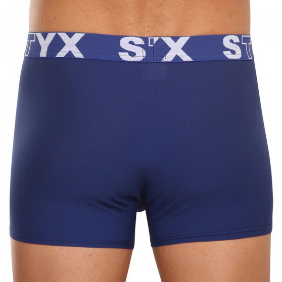 Herenboxershort Styx sportelastiek donkerblauw (G968)