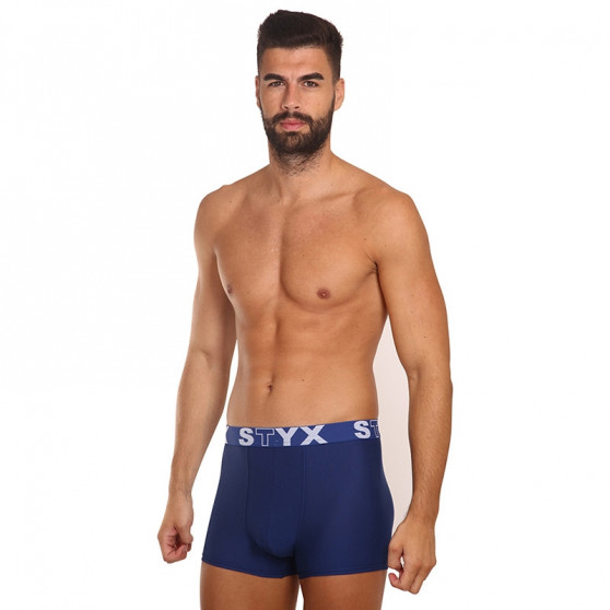 Herenboxershort Styx sportelastiek donkerblauw (G968)